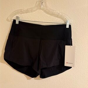 lululemon athletica Black High-Waist Athletic Shorts
